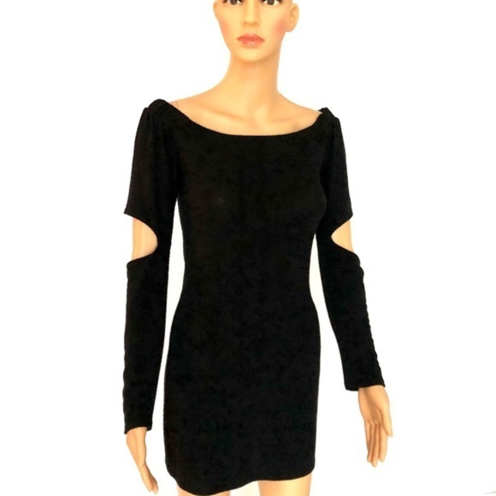 GO COUTURE off the shoulder mini dress